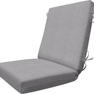 Honeycomb Outdoor Highback, 21 pulgadas de ancho x 42 pulgadas de largo, cojines para sillas de exteriores azul sólido jaspeado Honeycomb Outdoor Highback, 21 pulgadas de ancho x 42 pulgadas de largo, cojines para sillas de exteriores azul sólido jaspeado