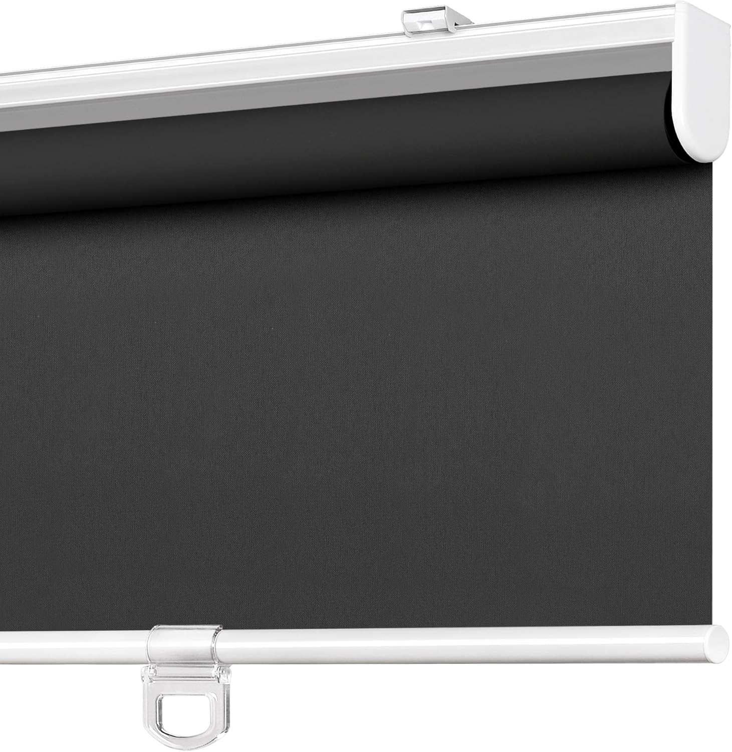LazBlinds Persiana enrollable sin cordón, persianas opacas para ventanas, tela impermeable con aislamiento térmico, protección UV, persianas