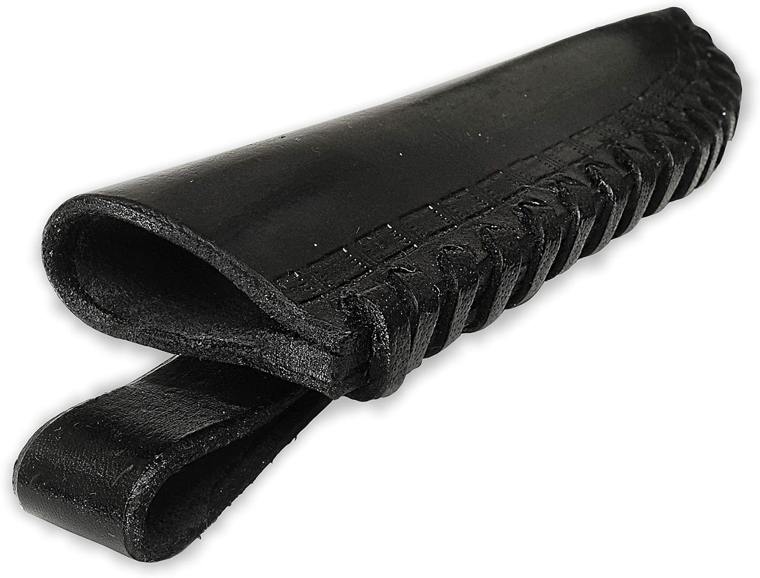 TOFERNER Cuchillo forjado a mano – Caracol – negro – Deportes – Hoja endurecida – Estuche de cuero genuino hecho a mano – Vintage- Colección de arte