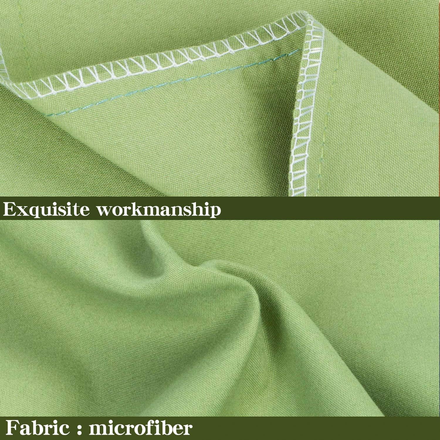 NTBAY Juego de 2 fundas de almohada estándar, 1800 hilos, 100 % microfibra cepillada, súper suaves y acogedoras, resisten arrugas, decoloración y
