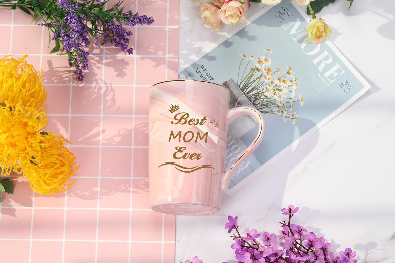 Taza de café Best Mom Ever Best Mom Ever, taza de café para la mejor mamá, regalos para la mejor mamá, taza de café, regalos de cumpleaños, día de