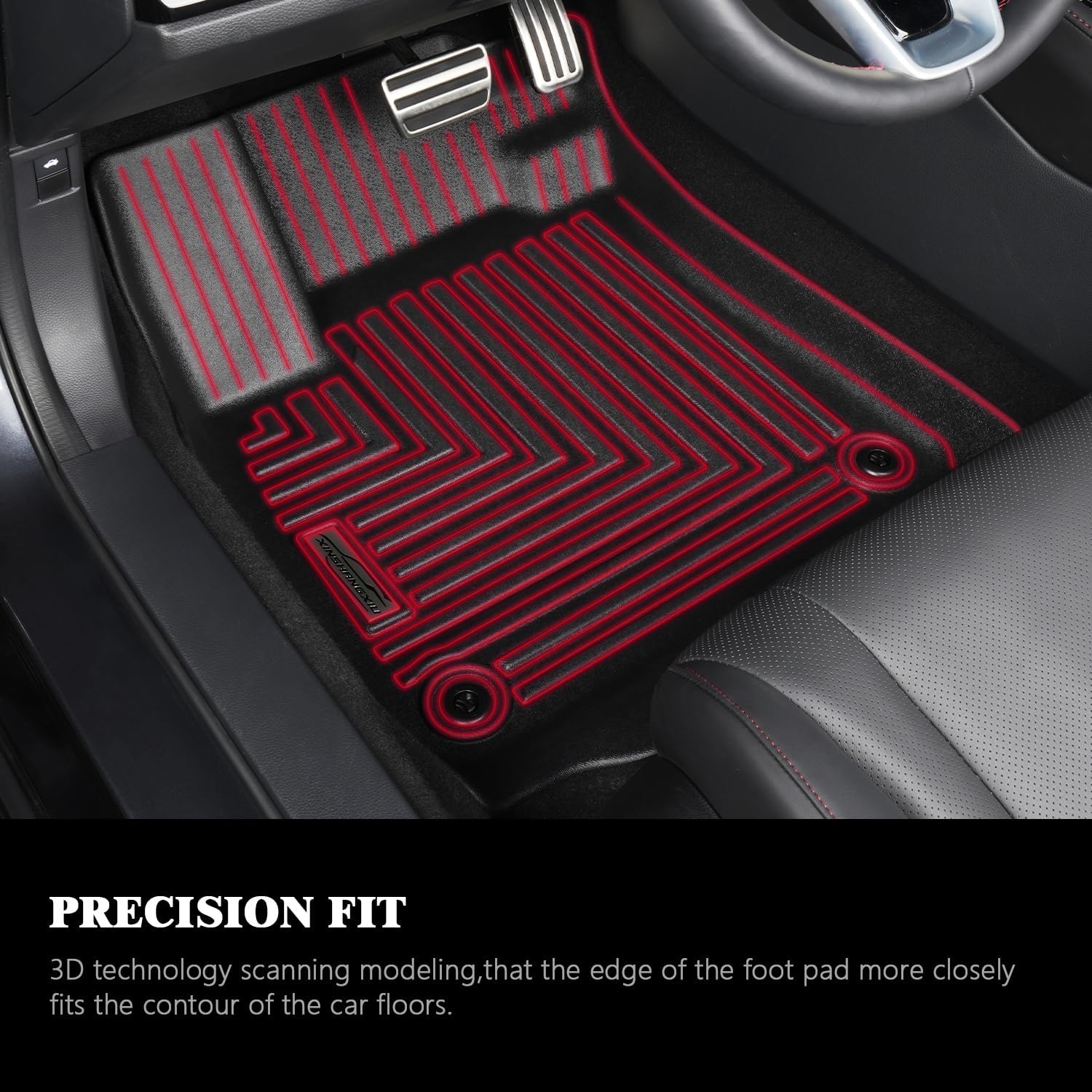 Alfombrillas para Mercedes-Benz GLC Class 2023 2024 todos los modelos GLC300 GLC43 AMG, TPE protección para todo tipo de clima, revestimientos de