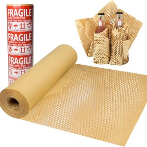 Honeycomb Packing Paper, 12″ x 135′ Bubble Wrap Roll for Packing Moving Shipping, Recyclable Honeycomb Paper Moving Supplies Packing Paper Wrapping Honeycomb Packing Paper, 12″ x 135′ Bubble Wrap Roll for Packing Moving Shipping, Recyclable Honeycomb Paper Moving Supplies Packing Paper Wrapping