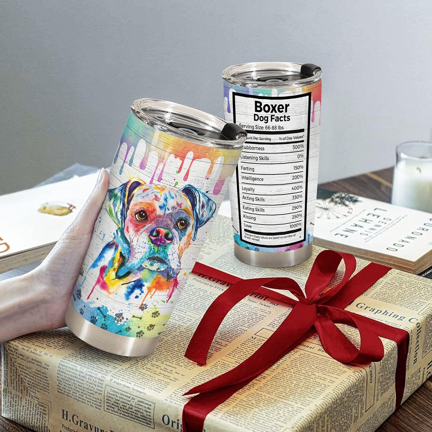 Regalo para el día de la madre para los amantes del boxeador, regalos para propietarios, cumpleaños, aniversario, regalo del día de la madre para