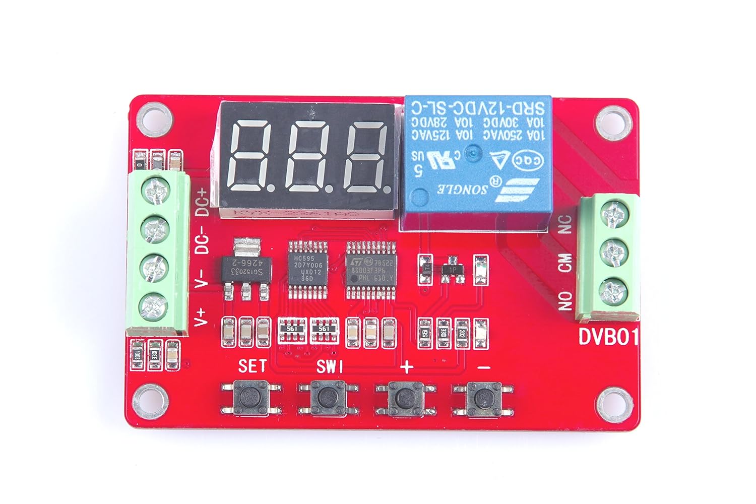 LM YN Comparador digital de voltaje de 0 a 100 V, control de medición de voltaje, medición de voltaje, protección de descarga de sobretensión,