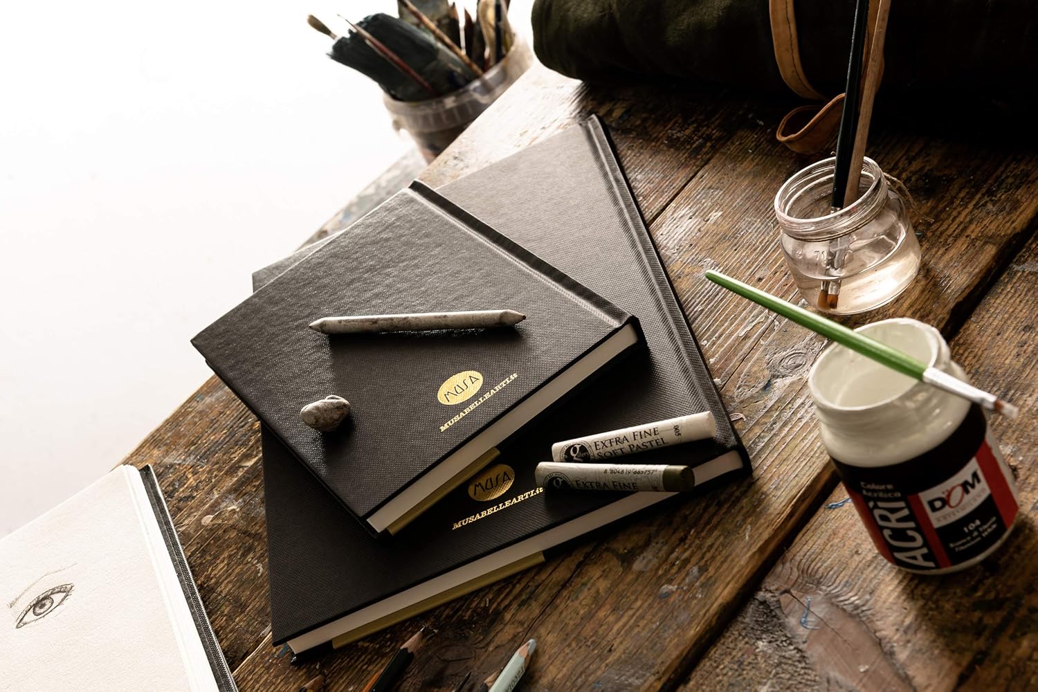 MUSA Estro – Cuaderno de bocetos HARDBACK – A4 (8.25″ x 11.75″)