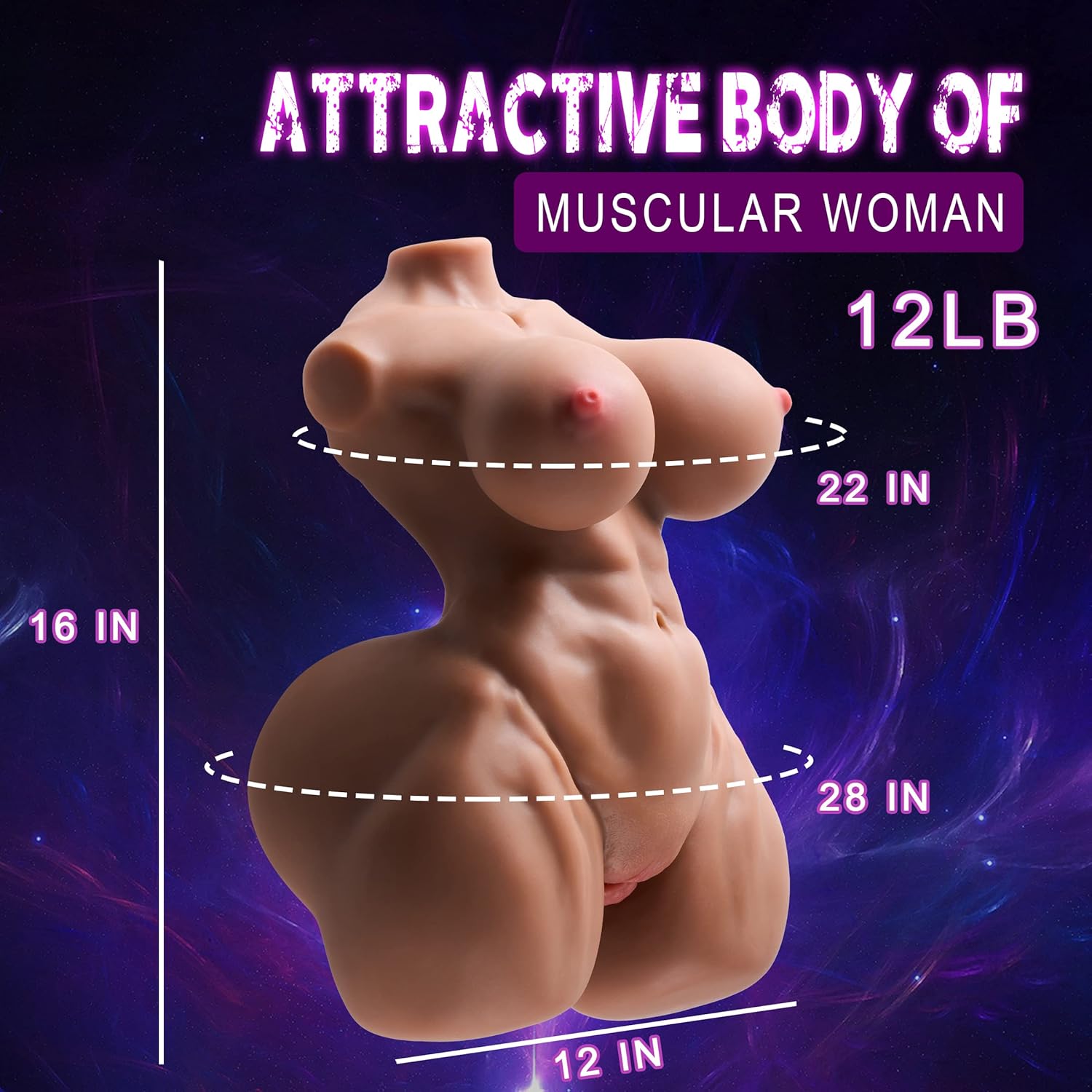 Muñecas sexuales de 12 libras, masturbador masculino para hombre, torso femenino, coño de bolsillo para vaginal, herramienta sexual de mama anal