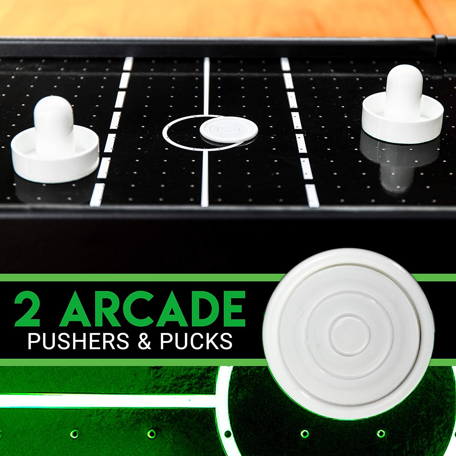 Franklin Sports Juegos de mesa de 20 pulgadas  Mini juego de mesa perfecto para diversión familiar en la sala de juegos  Puntuación integrada para