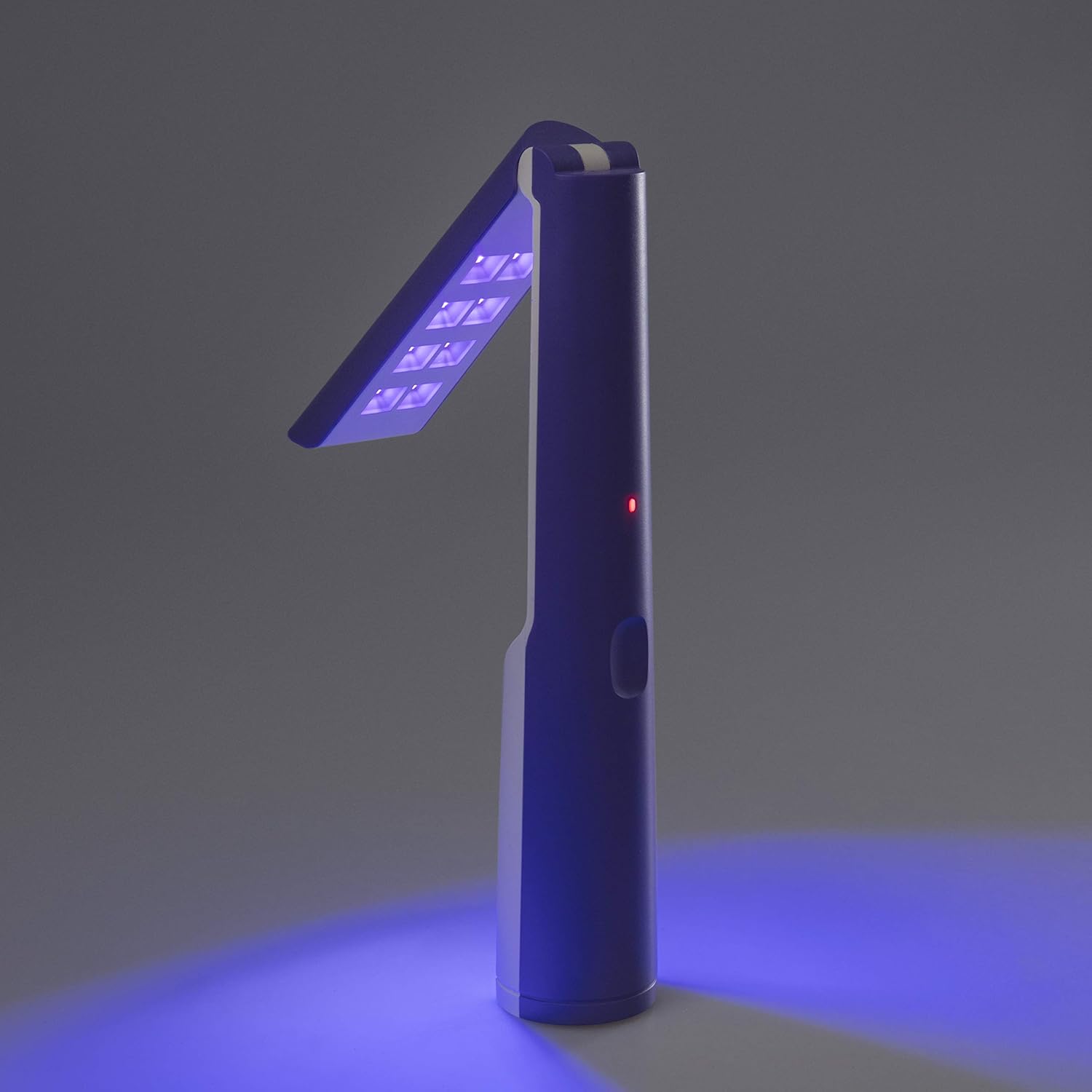 Compass Home Design Accents – Lámpara desinfectante de luz UV, portátil, esterilización LED UVC, luz desinfectante germicida con bloqueo para niños,