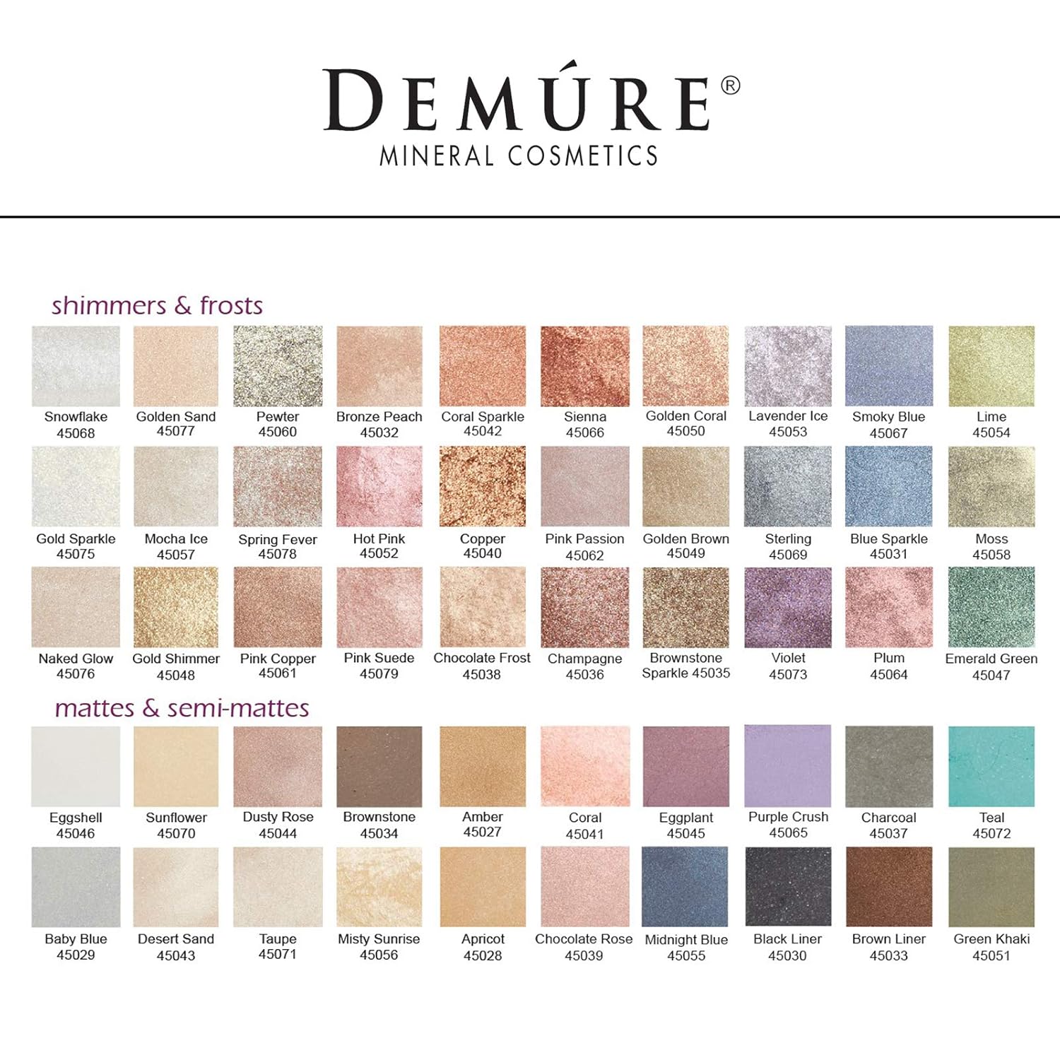 Maquillaje mineral (ante rosa) sombra de ojos, sombra de ojos brillante, polvo suelto, sombra de ojos con purpurina, maquillaje orgánico, maquillaje