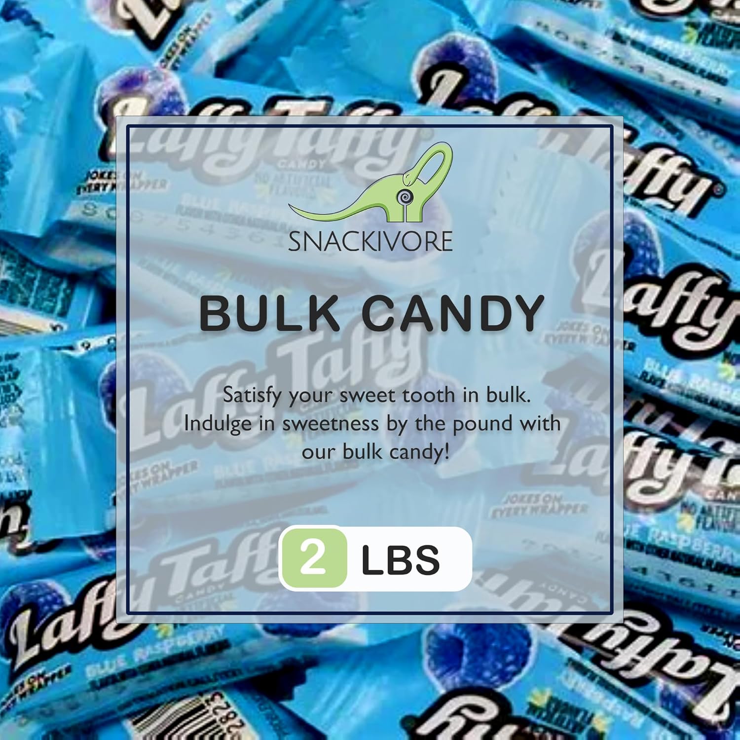 Blue Raspberry Laffy Taffy – Bolsa de 2 libras de caramelo de frambuesa azul, caramelo azul para baby shower, caramelo caramelo, caramelo azul para