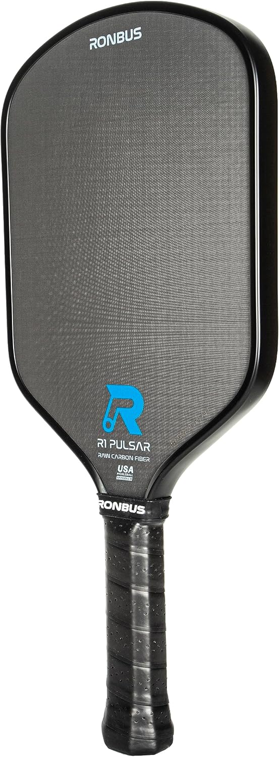 R1R3 Pulsar Termoformado Toray T700 Paleta de Pickleball de Fibra de Carbono con Núcleo de nido de abeja de polipropileno de 0.630 in