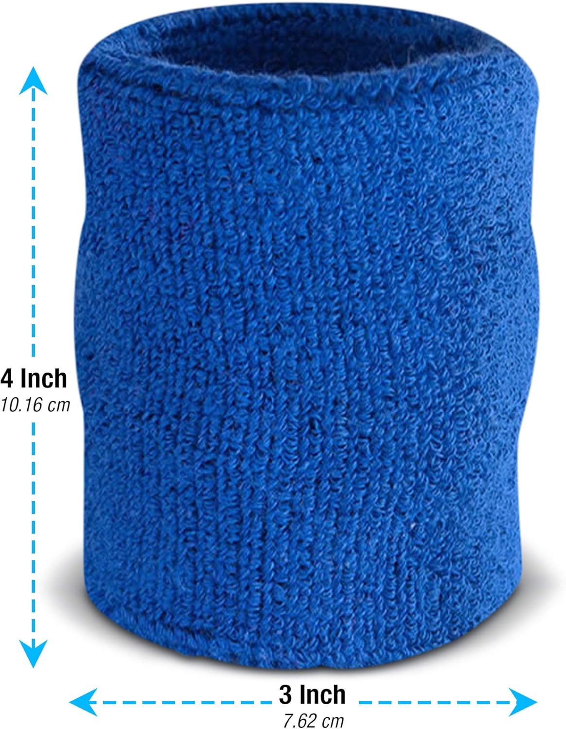 Suddora Bandas de algodón grueso absorbentes y transpirables para entrenamiento, gimnasia, baloncesto, tenis y fútbol, multiuso de 4 pulgadas para