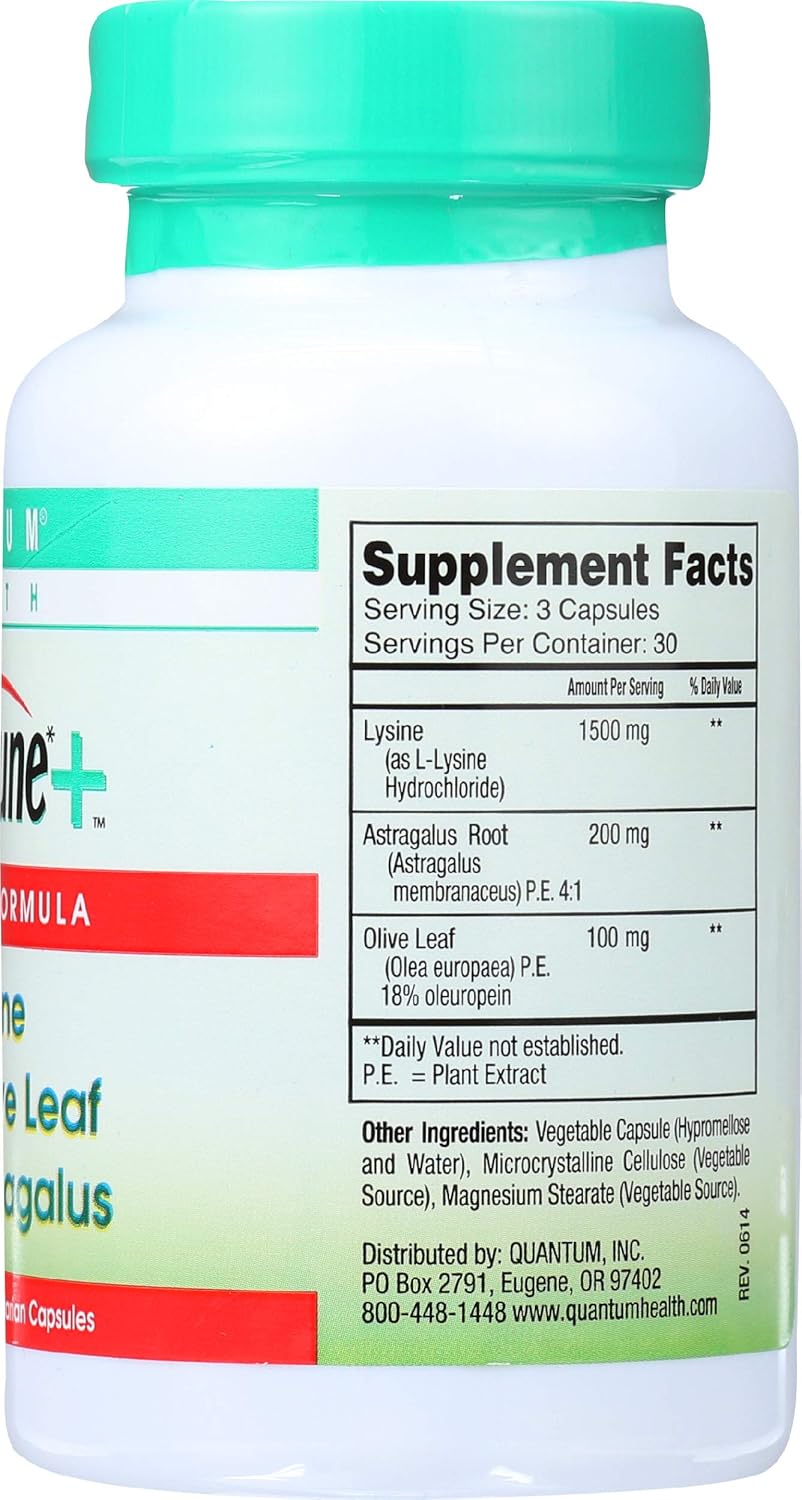 Quantum Health, Super Lysine Plus Super Immune, 90 unidades