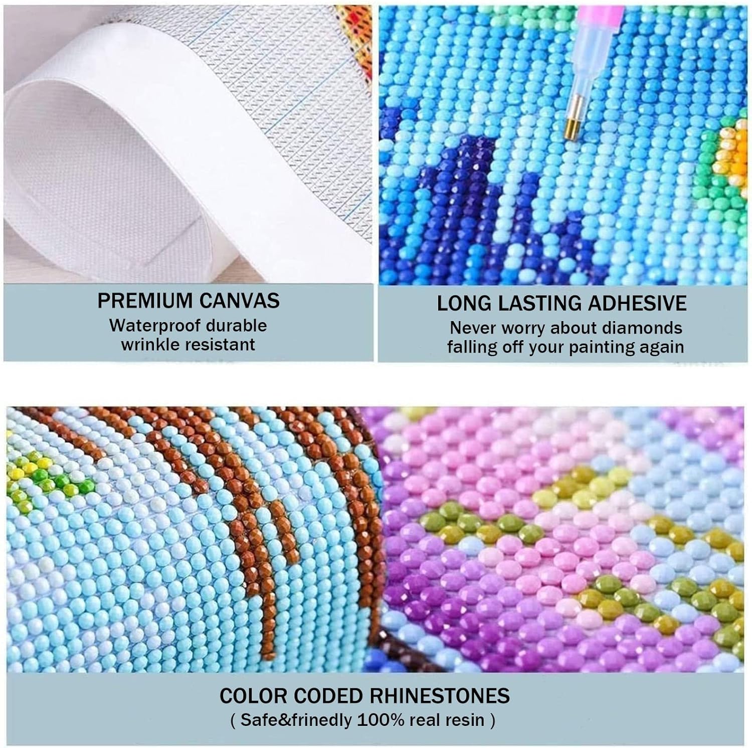 YEEIFFD Los kits de pintura de diamantes 5D le dan a una niña los zapatos adecuados y ella puede conquistar el mundo, kits de arte de diamantes para