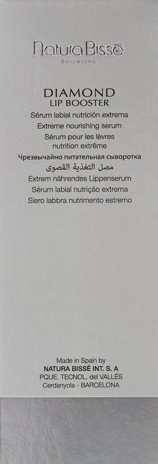 Natura Bissé Diamond Lip Booster  Suero labial de nutrición extrema  Suaviza, rellena y repone  Para piel normal y seca, 0.5 onzas