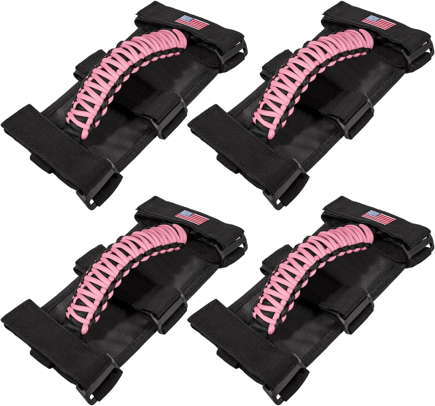 4 asas de agarre de barra antivuelco para Jeep Wrangler YJ TJ JK JKU JL JLU Sport Sahara Freedom Rubicon Unlimited X Gladiator JT 1955-2024 UTV ATV