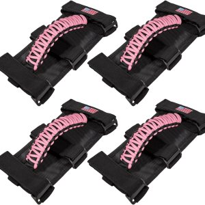 4 asas de agarre de barra antivuelco para Jeep Wrangler YJ TJ JK JKU JL JLU Sport Sahara Freedom Rubicon Unlimited X Gladiator JT 1955-2024 UTV ATV 4 asas de agarre de barra antivuelco para Jeep Wrangler YJ TJ JK JKU JL JLU Sport Sahara Freedom Rubicon Unlimited X Gladiator JT 1955-2024 UTV ATV