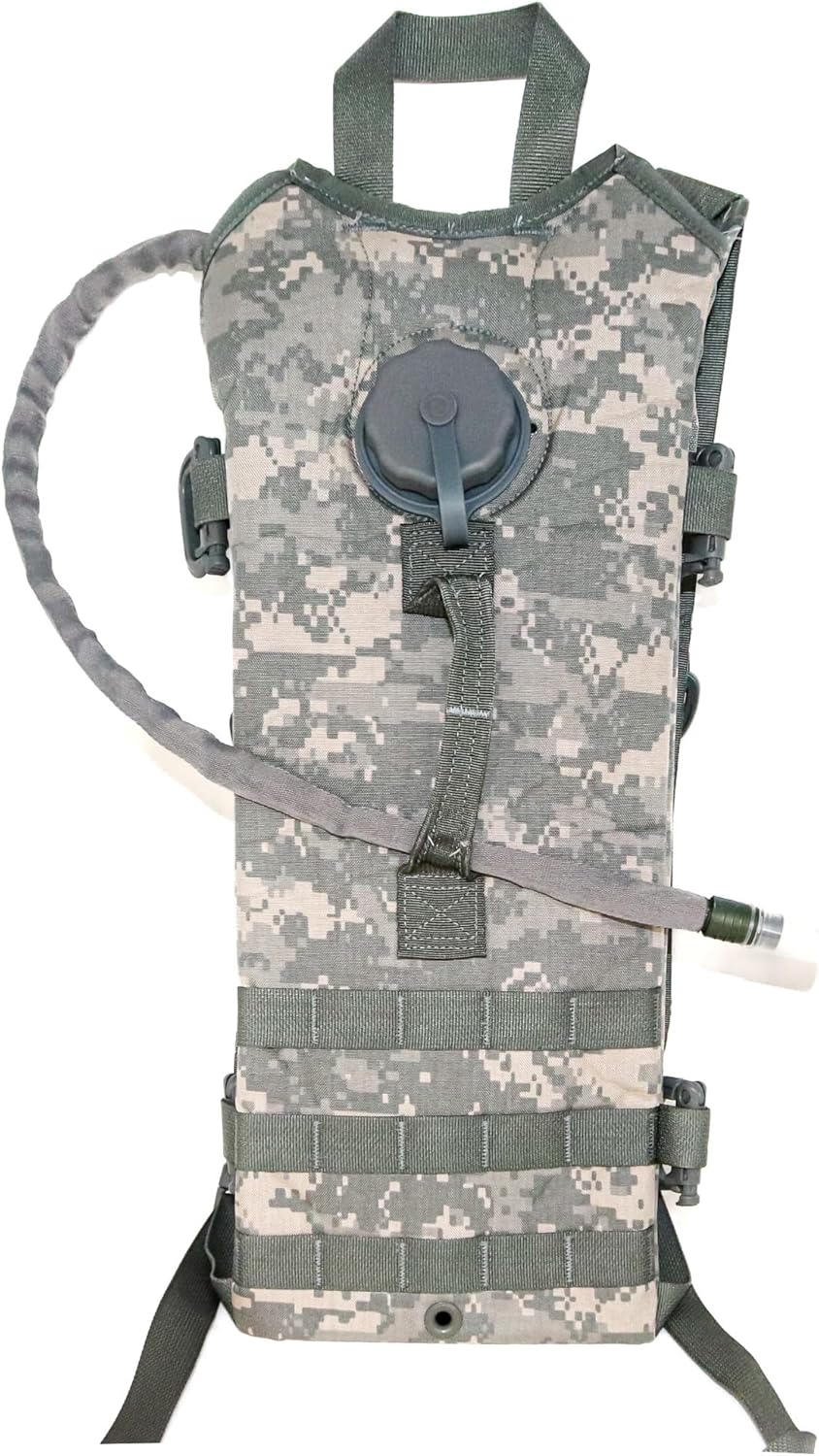 Portador de hidratación Molle para vehículos militares (100 onzas) con vejiga de 3 l100 oz.