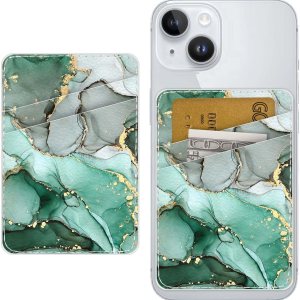 Cartera de cuero para teléfono con tarjetero para teléfono, adhesivo para teléfono con adhesivo, elegante funda para tarjetas de crédito, adecuado Cartera de cuero para teléfono con tarjetero para teléfono, adhesivo para teléfono con adhesivo, elegante funda para tarjetas de crédito, adecuado