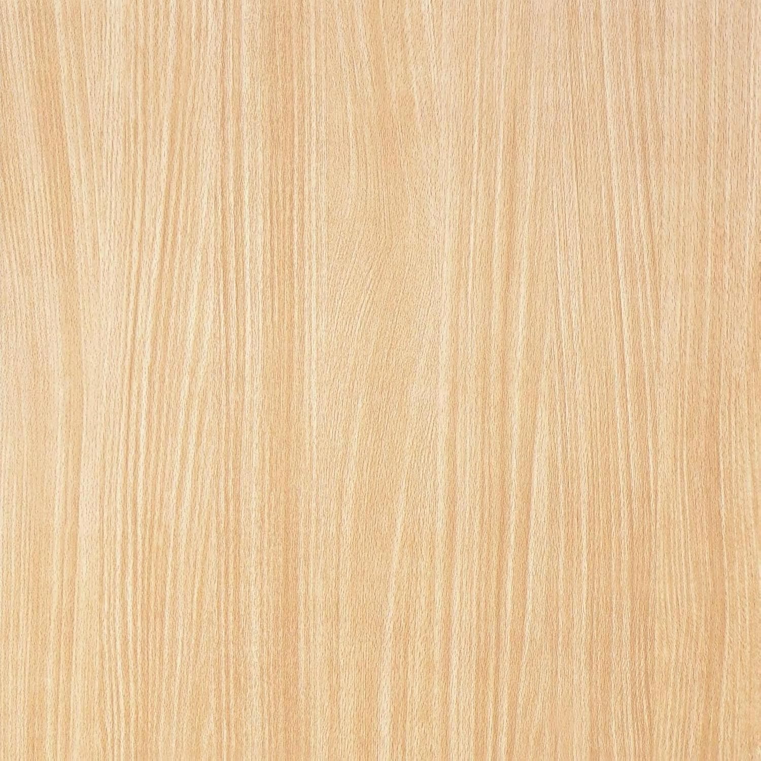 Heroad Papel de contacto de madera natural para gabinetes, papel de contacto realista de grano de madera clara, papel tapiz autoadhesivo extraíble,