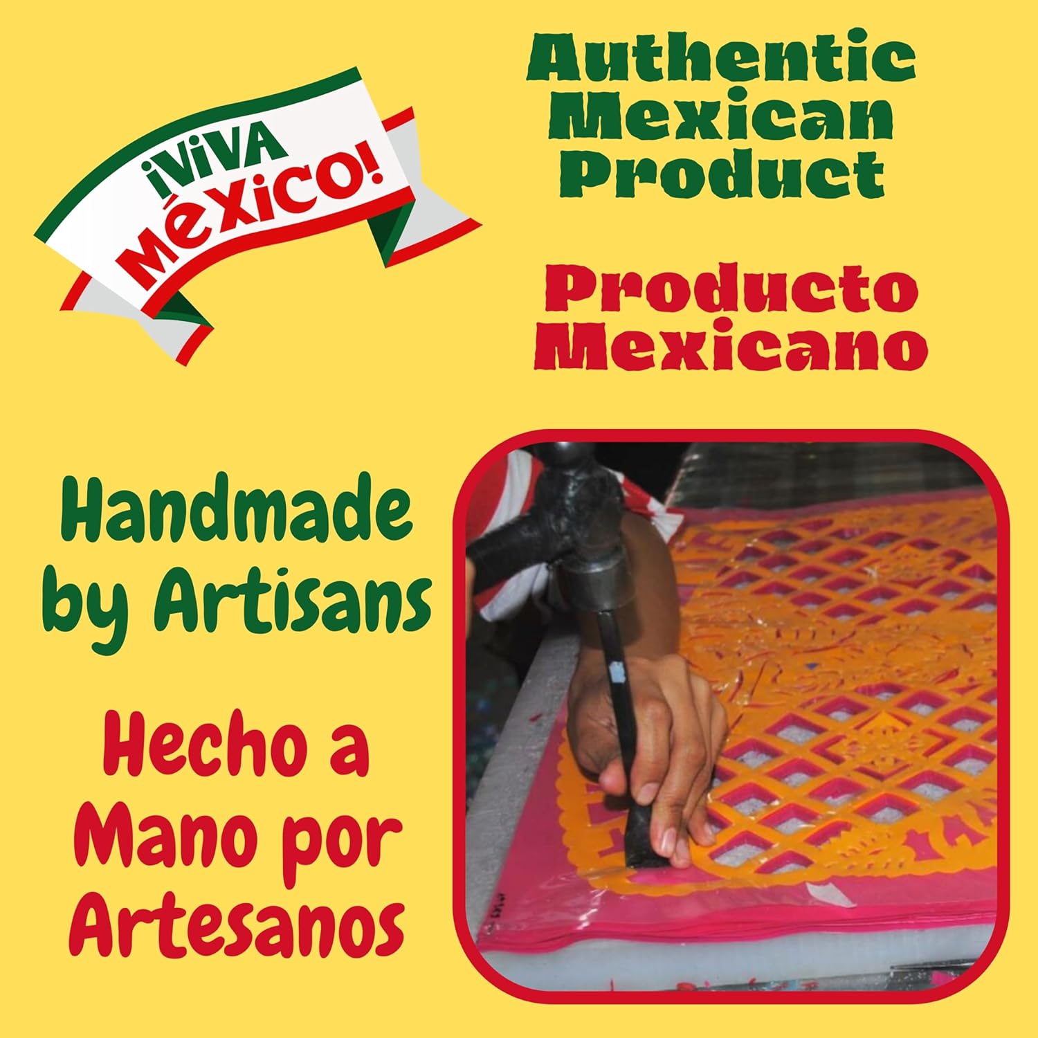 Juego de 5 pancartas mexicanas de plástico multicolor de 13 pies de largo, papel picado Día de los Muertos, 5 tiras de papel picado decoración