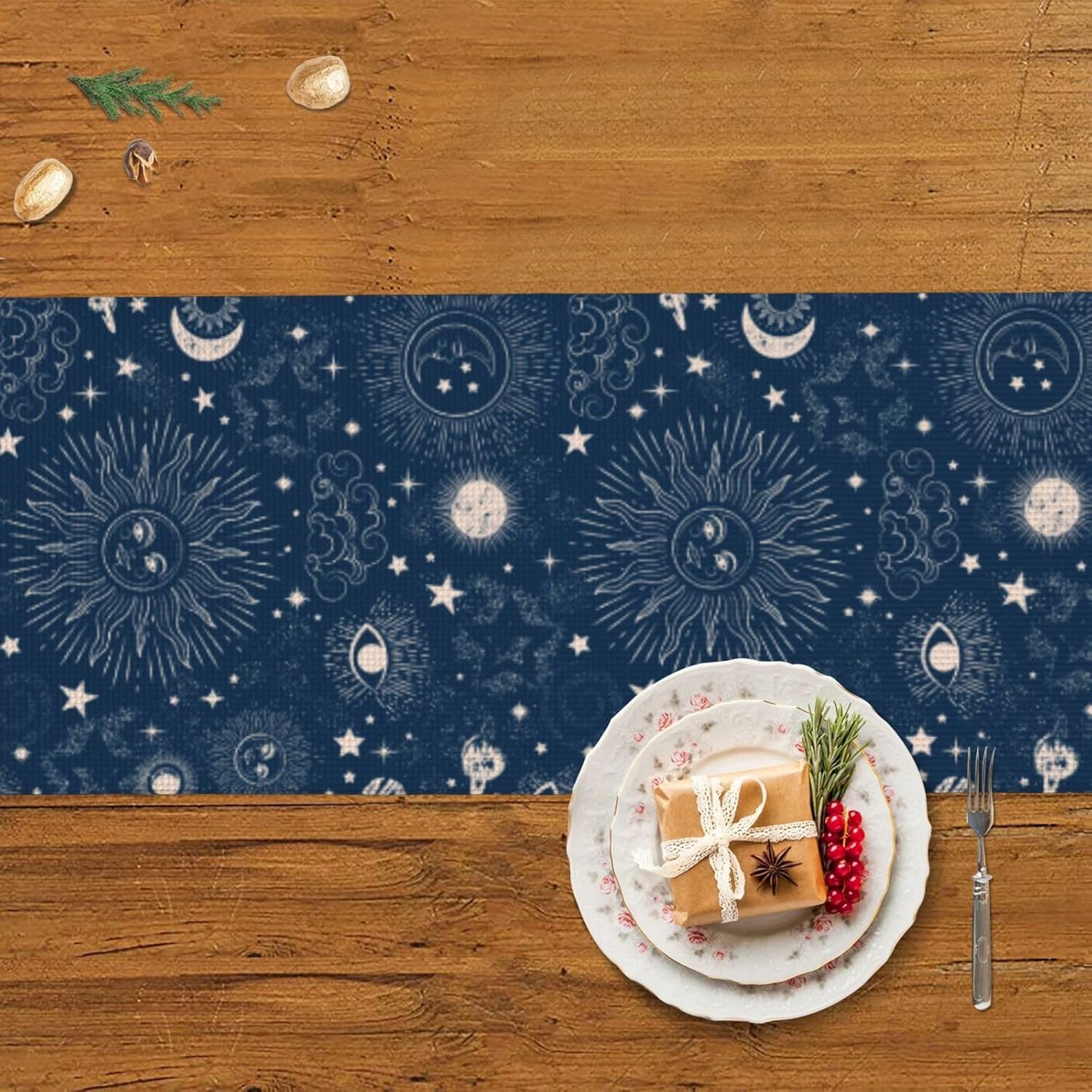 Space Galaxy Constellation Christmas Table Runner Dining Table Decor Christmas Decorations Indoor Home Decor Christmas Table Runners Xmas Navidad