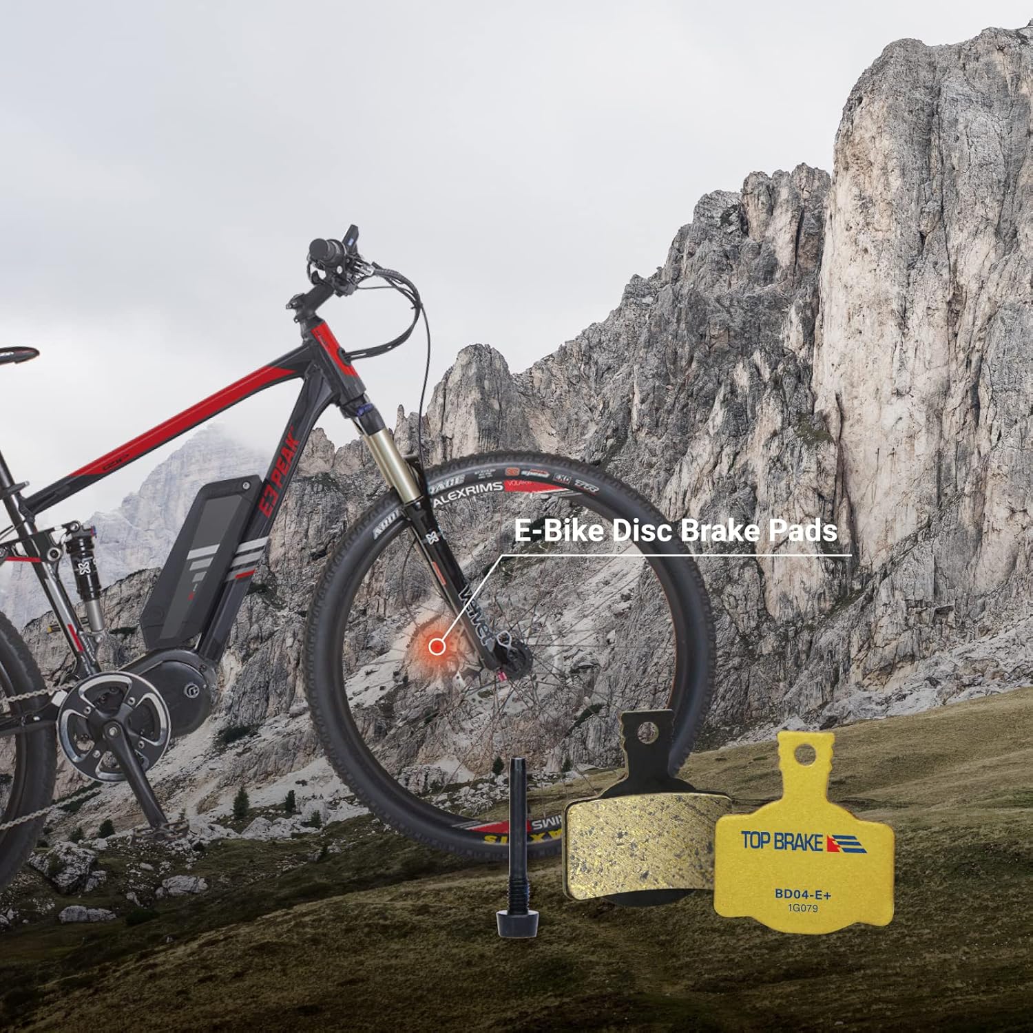 TOP BRAKE Pastillas de freno de bicicleta de disco para MAGURA MT2MT4MT6MT8MT4EMT Trail RearMT8 ProMT8 SLMT Sport (pin incluido)