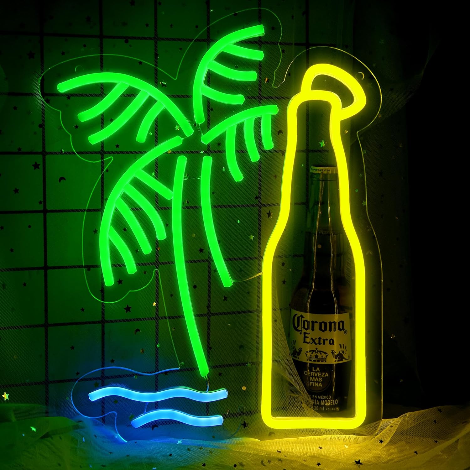 Letrero de neón para decoración de pared, bar, letrero de luz de neón para dormitorio, letrero de cerveza adecuado para cueva de hombre, bar, pub,