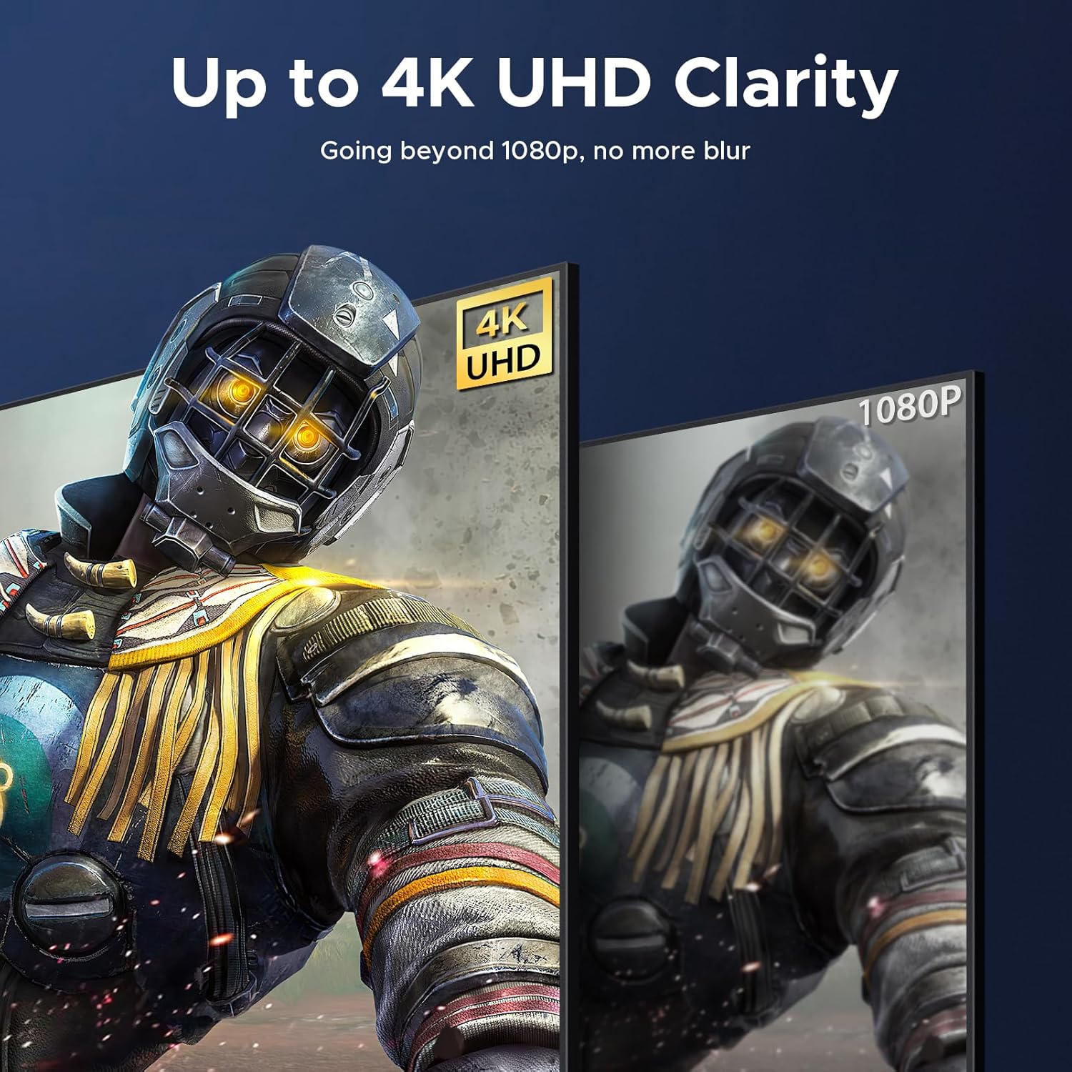 Warrky Cable DisplayPort a HDMI 4K de 6 pies, negroMáx. 120 Hz, carcasa de metal, cable de nailon Transmisión unidireccional DP 1.2 computadora a