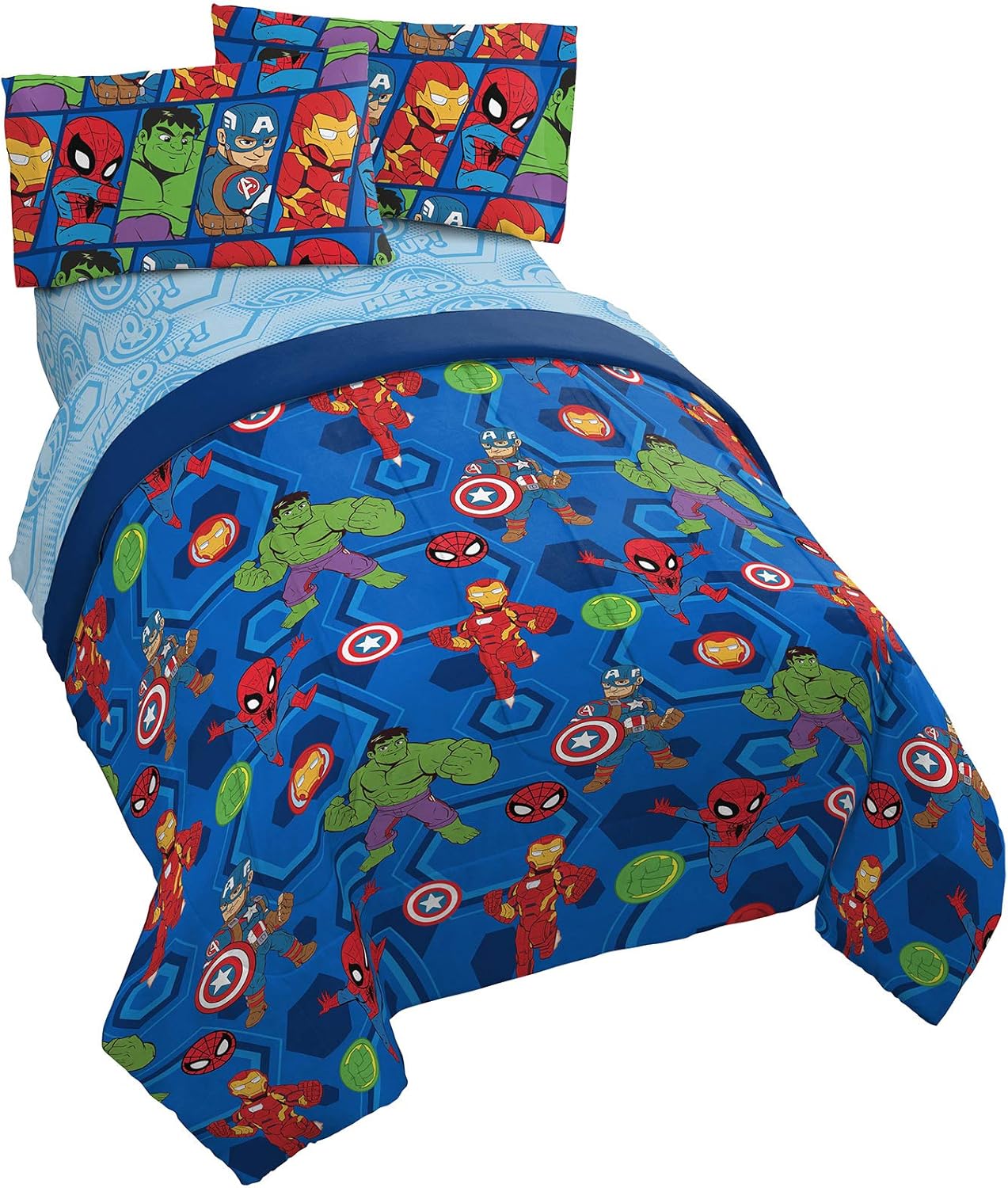 Jay Franco – Juego de cama para niños pequeños (individual y matrimonial)