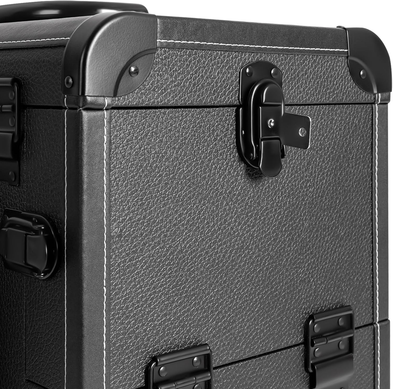 YIYIONCE Rolling Maquillaje Tren Caso Actualización LockablePortátil Cosméticos Organizador Carro Grande Maquillaje Estuche con Ruedas y Cajones,