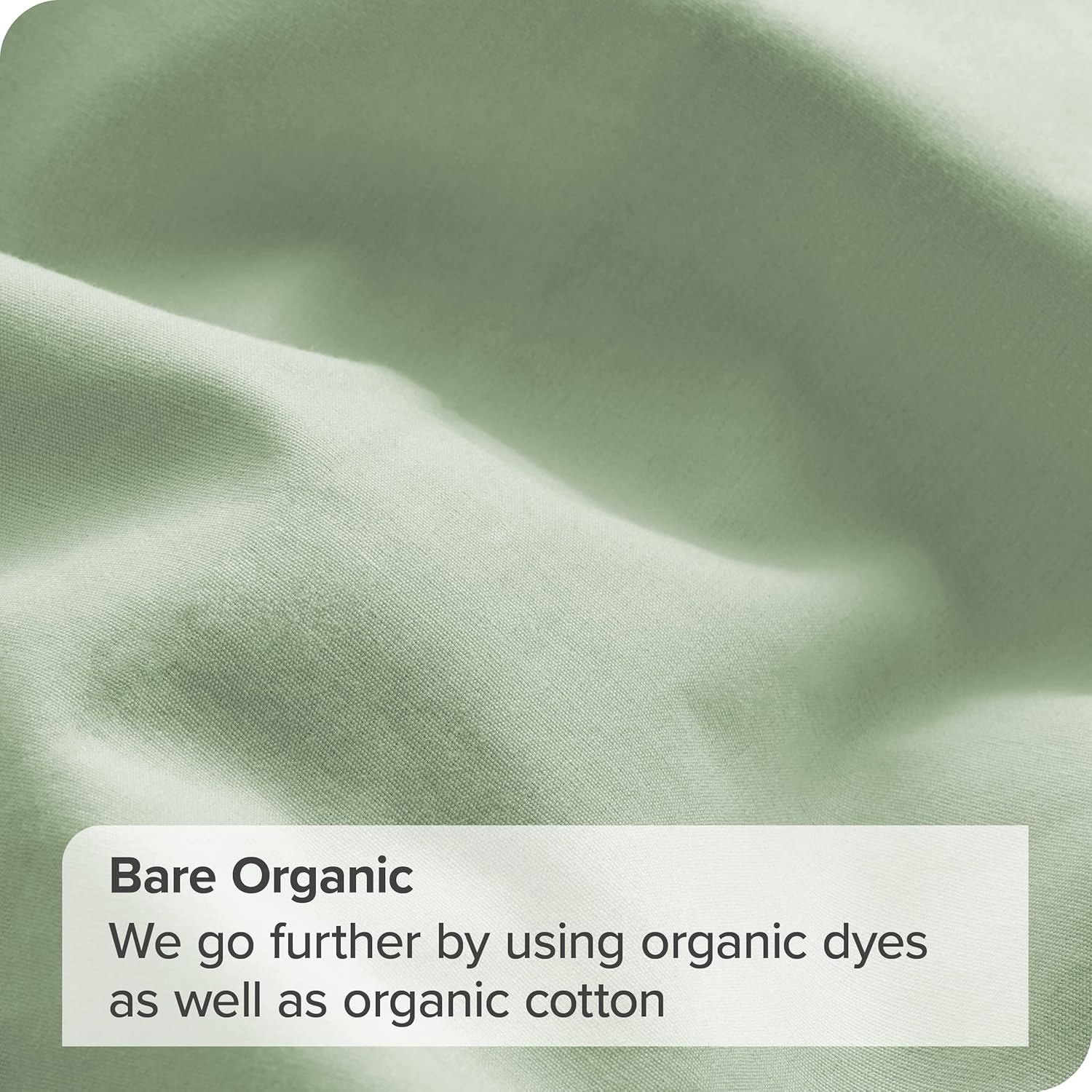 Bare Home Juego de sábanas de 100 % algodón orgánico tamaño individual XL, tejido percal fresco, ligero y transpirable, sábanas y fundas de almohada