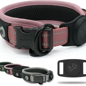 Collar de perro de alta calidad, soporte para Airtag de Apple, ajustable, resistente, reflectante 3M, sin rozaduras, malla de aire ultra suave, Collar de perro de alta calidad, soporte para Airtag de Apple, ajustable, resistente, reflectante 3M, sin rozaduras, malla de aire ultra suave,