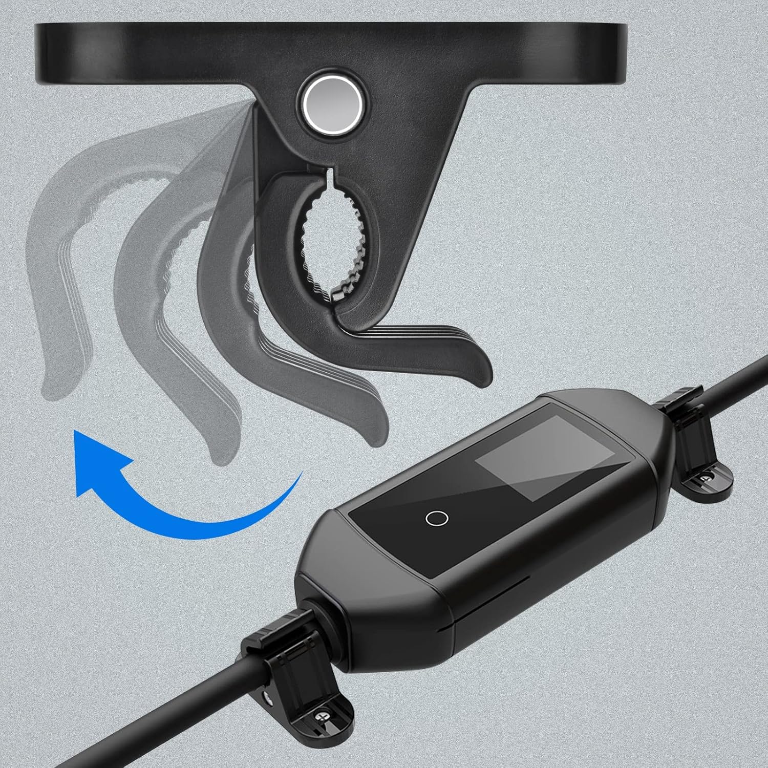 Piuiafey Soporte de pared para cargador EV, soporte portátil para caja de control de cargador EV (2 piezas)