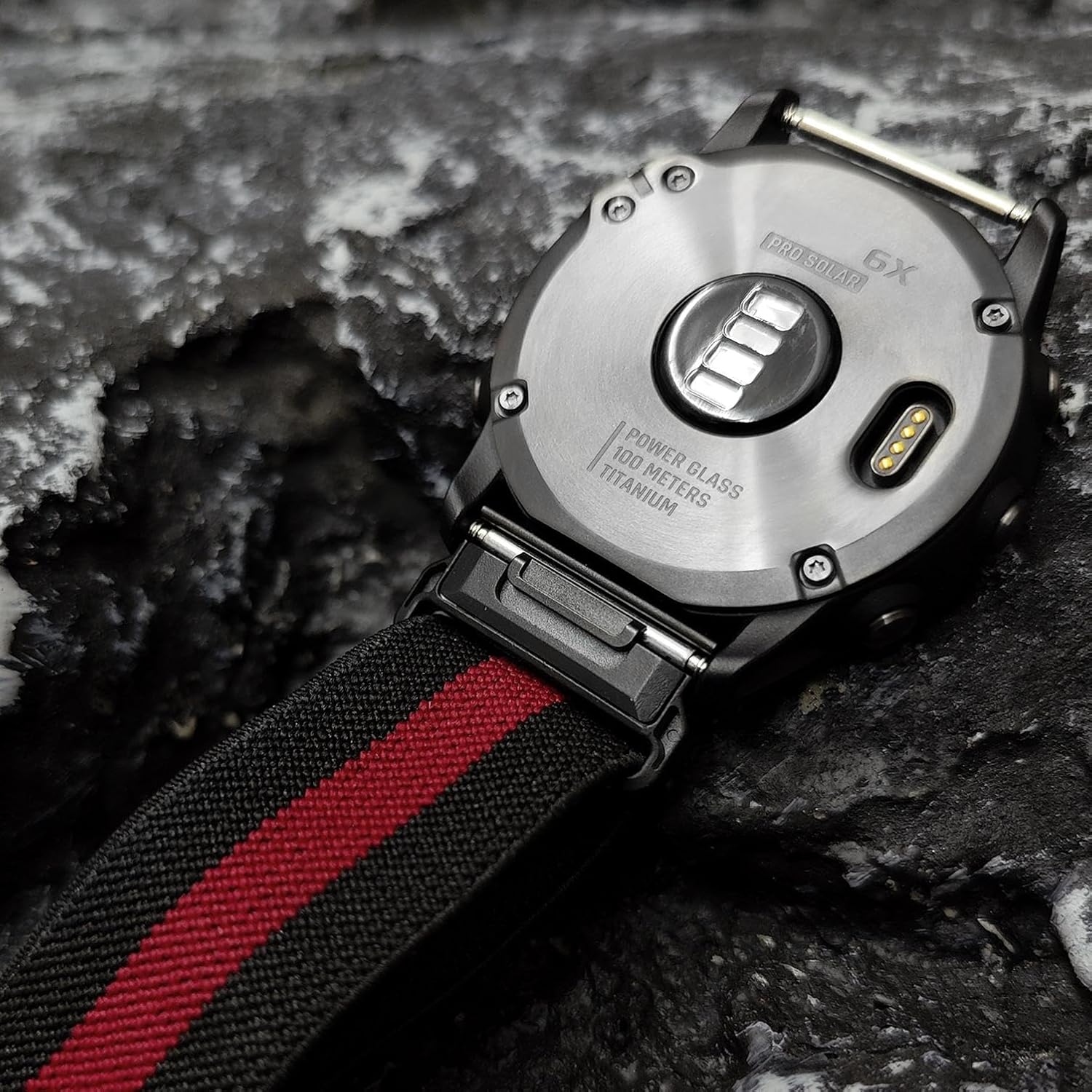 Abanen Banda elástica para Fenix 7X  Fenix 6X  Fenix 5X  Enduro, correa de nailon suave y elástica de 1.024 in para Garmin Tactix 7 Pro, epix Pro de
