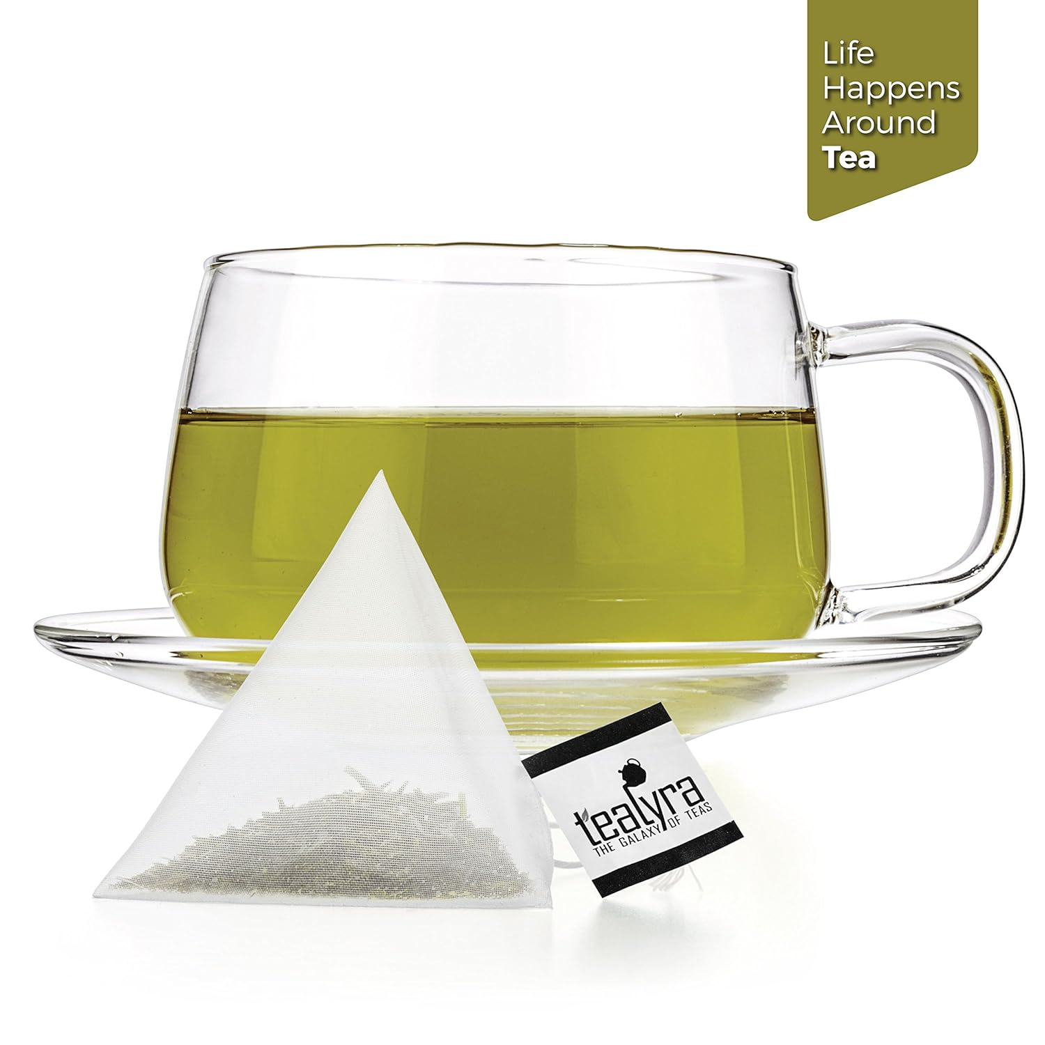 Tealyra – Gyokuro Kokyu Premium – 25 Bolsas – Té de hojas sueltas verde japonés – Bolsitas estilo pirámides