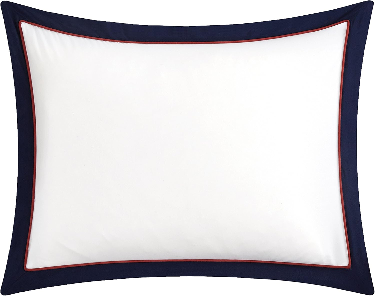 Chic Home Tania – Cama reversible de 10 piezas, edredón Queen, azul marino
