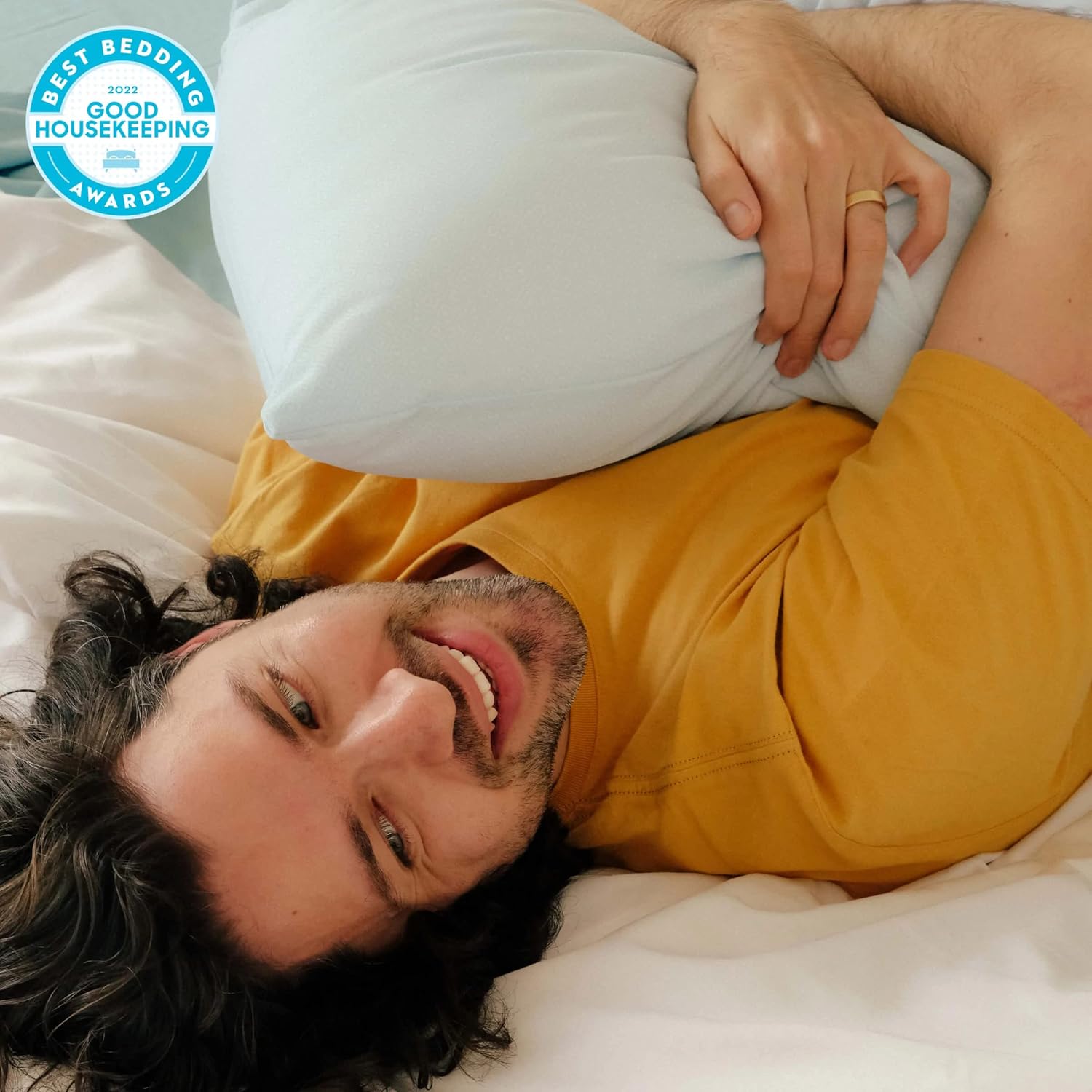 SLUMBER CLOUD UltraCool Pillow – Tecnología de regulación de temperatura de la NASA – Almohada de enfriamiento alternativa de plumón estándar