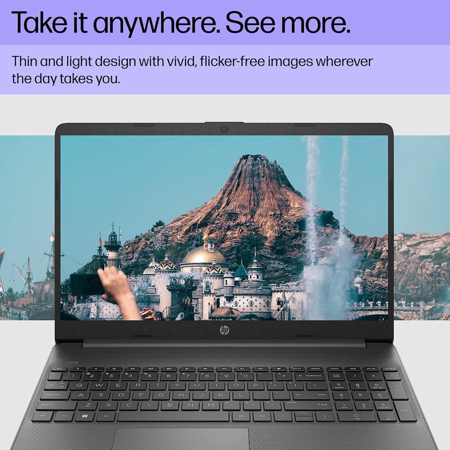 HP Ordenador portátil, pantalla HD de 15,6 pulgadas, procesador Intel Pentium Silver N5030 de 4 núcleos, memoria de 16 GB, SSD de 1 TB, Office 365