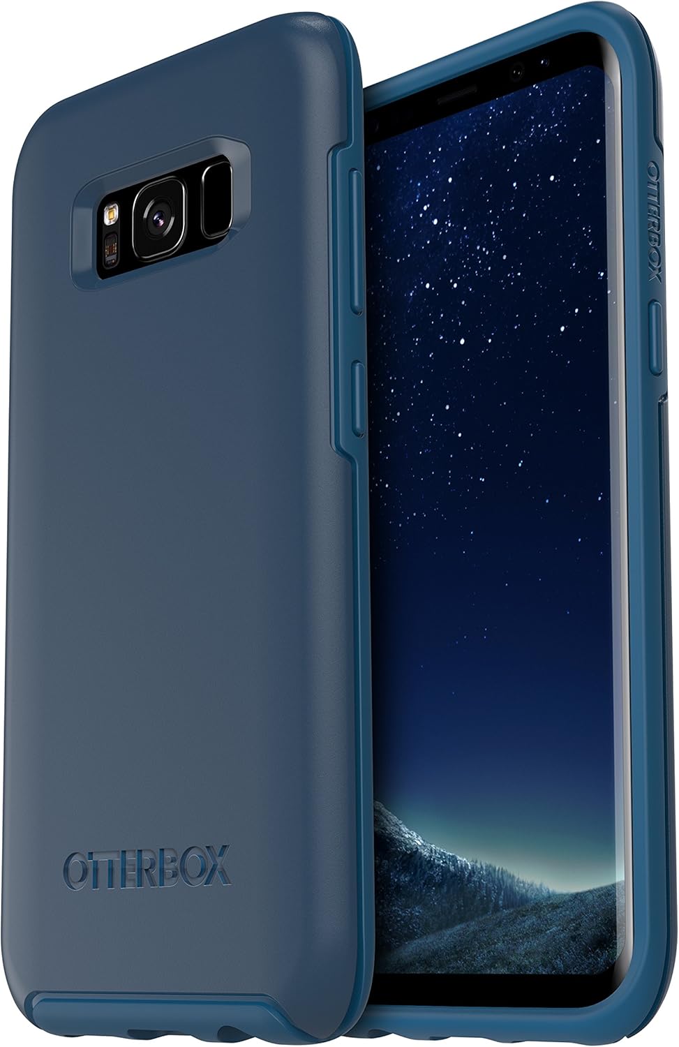 OtterBox SYMMETRY SERIES – estuche para Samsung Galaxy S8, Frustration Free, Bespoke way (azul chaquetaazul océano)