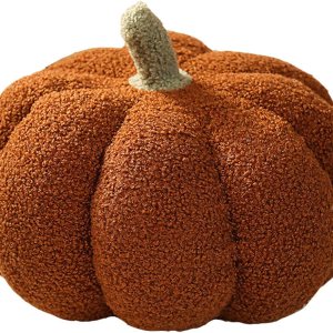 Almohada decorativa de calabaza, cojín de suelo, cojín de sofá, almohada de lectura para automóvil (marrón, 13.7 pulgadas) Almohada decorativa de calabaza, cojín de suelo, cojín de sofá, almohada de lectura para automóvil (marrón, 13.7 pulgadas)