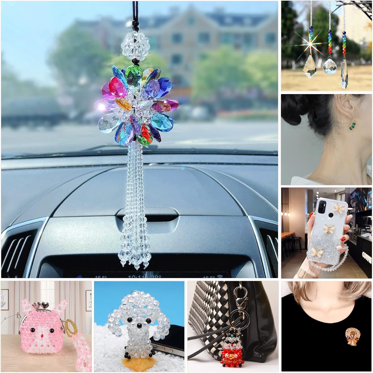 1800 cuentas de cristal Briolette de 0.157 pulgadas para hacer joyas, cuentas de cristal facetadas con forma de Rondelle para hacer pulseras,