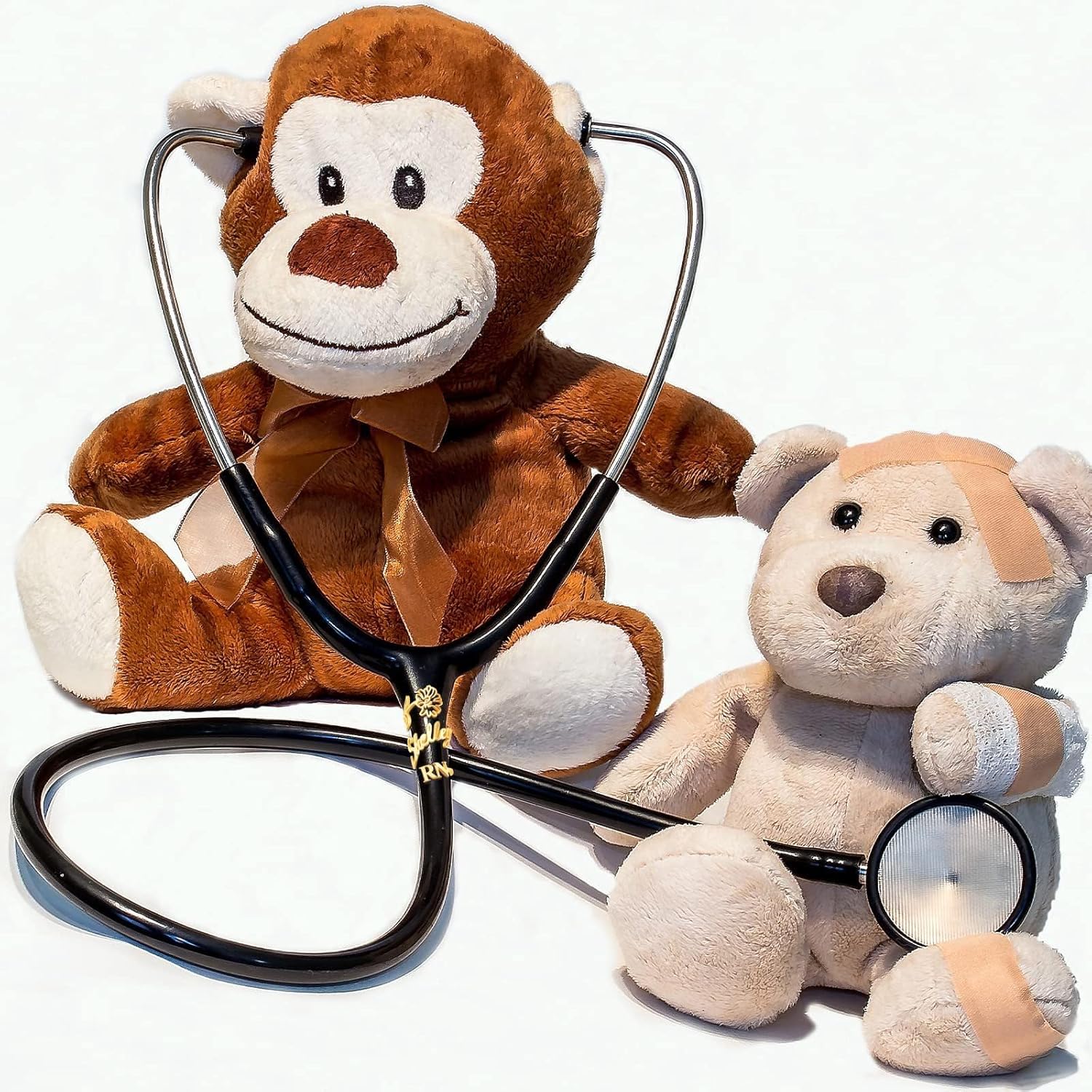 Etiqueta de nombre de estetoscopio personalizada, dijes de identificación de estetoscopio personalizados para enfermeras, médicos, asistentes