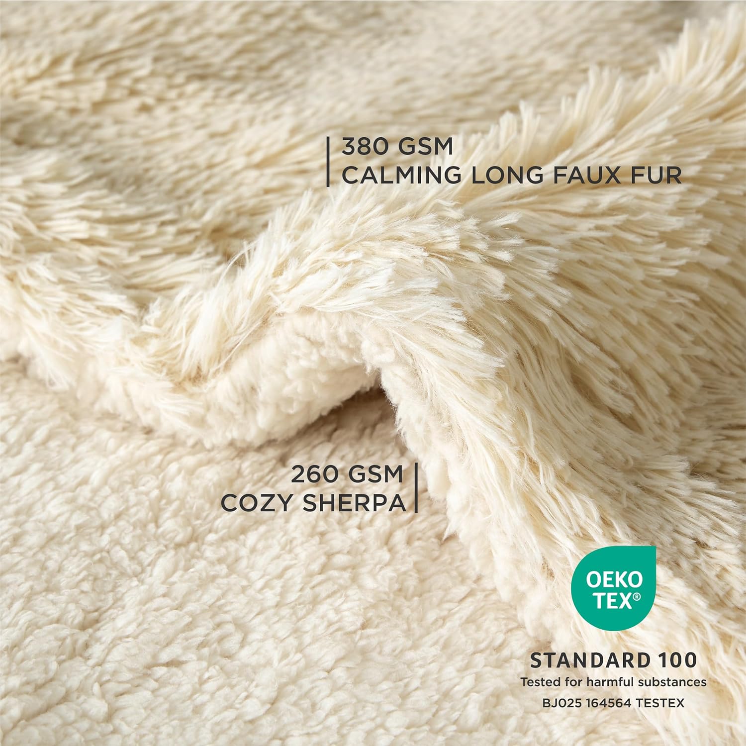 Bedsure Mantas impermeables para perros grandes  Manta calmante de gatos para cama, protector lavable, manta larga de piel sintética para cachorros,