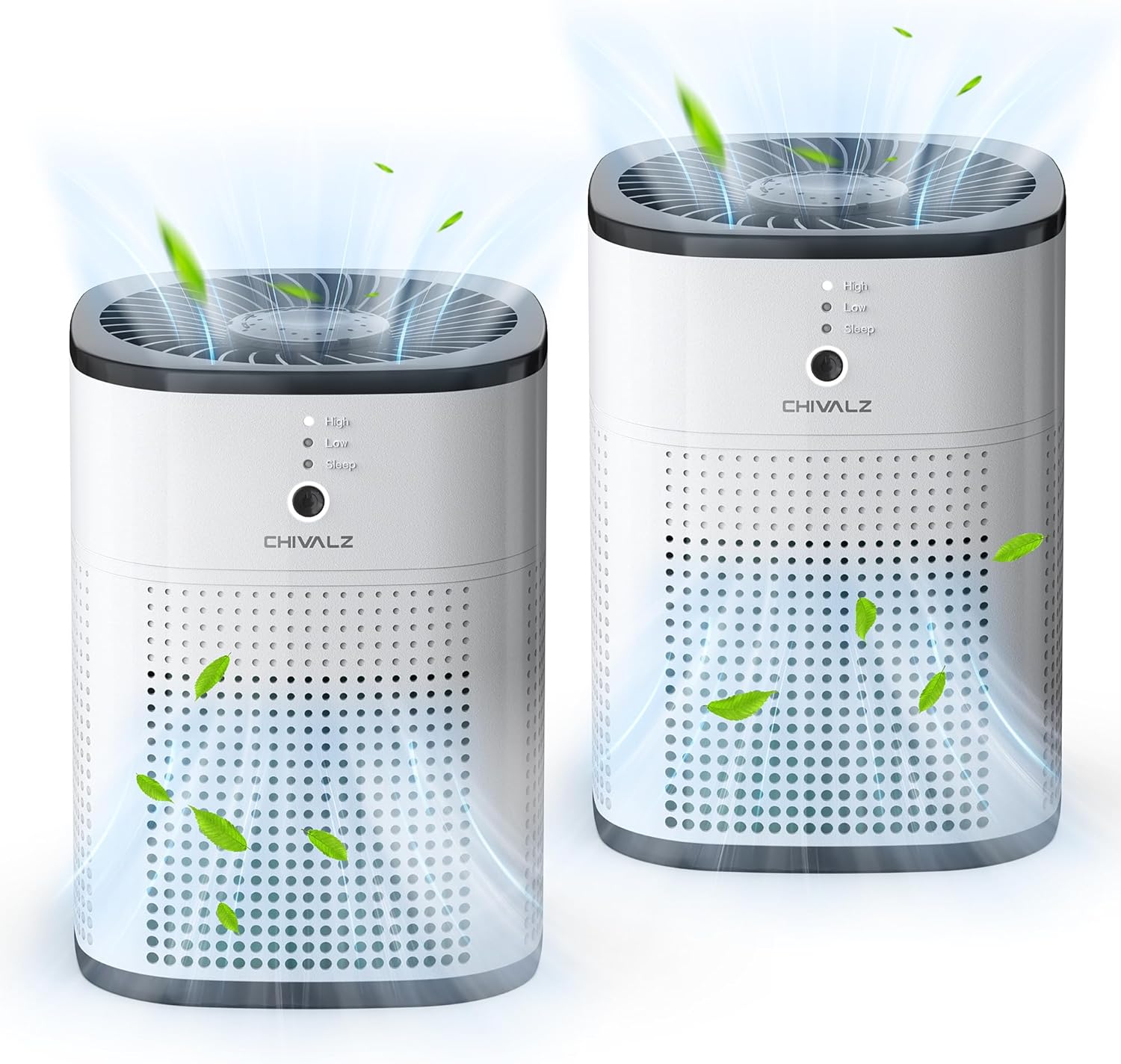 Purificadores de aire para dormitorio con filtro purificador de aire HY1800 de repuesto para mascotas, paquete de 2