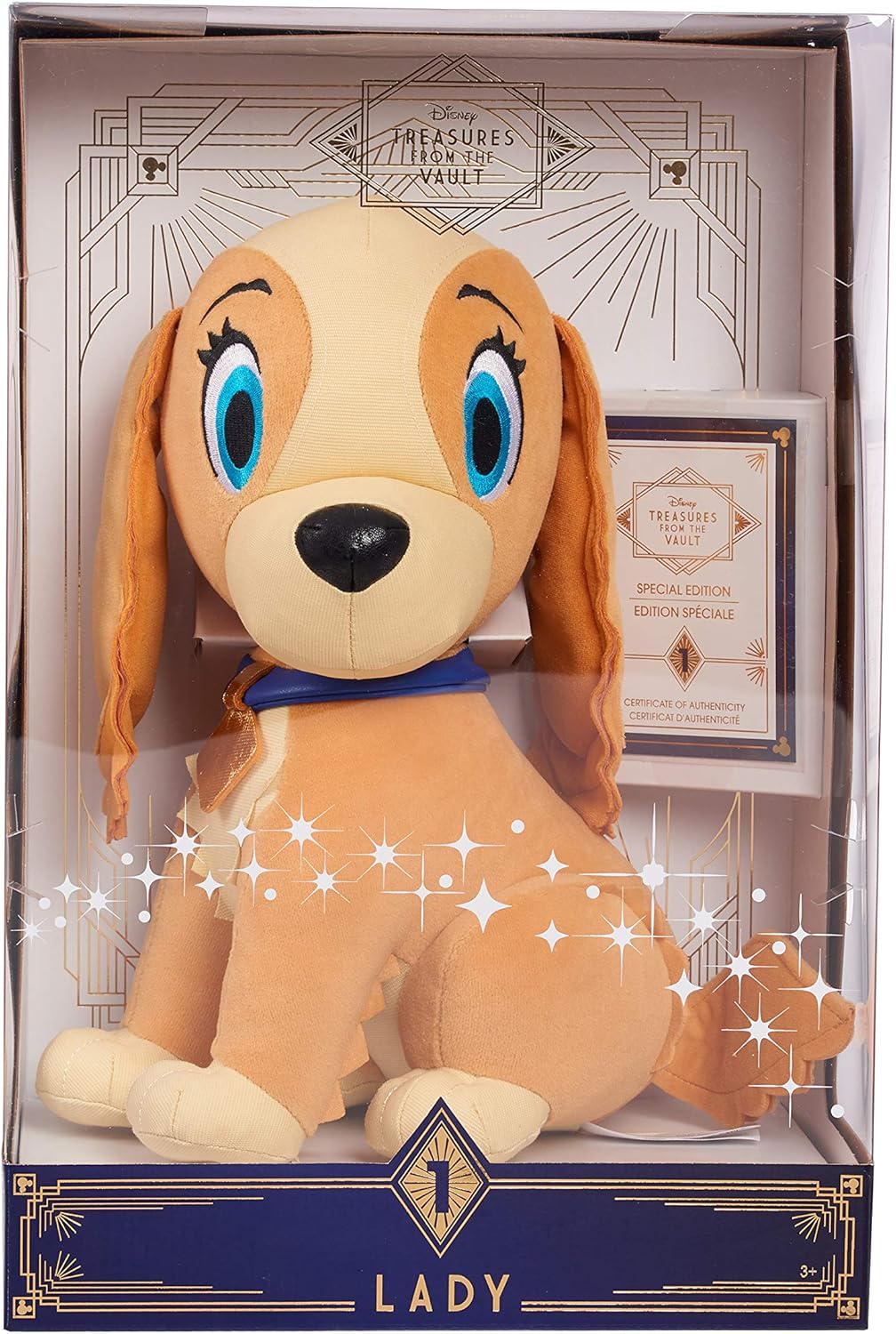 Disney Treasures From the Vault, peluche de Dama de edición limitada, exclusivo de Tienda.