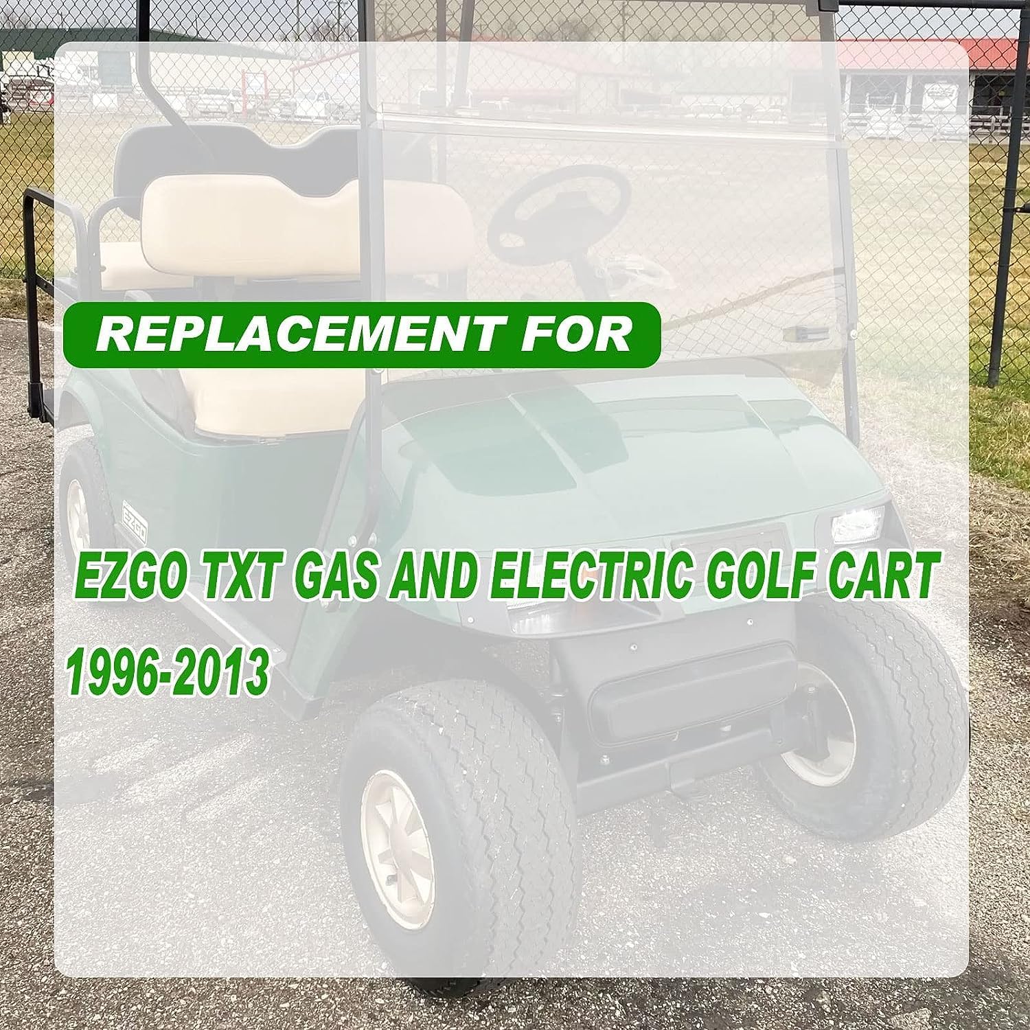 LUXCART EZGO TXT Kit de luces estándar, ajuste de 12-48V, no requiere reductor de voltaje, mejora la visibilidad y el estilo de tu carrito de golf