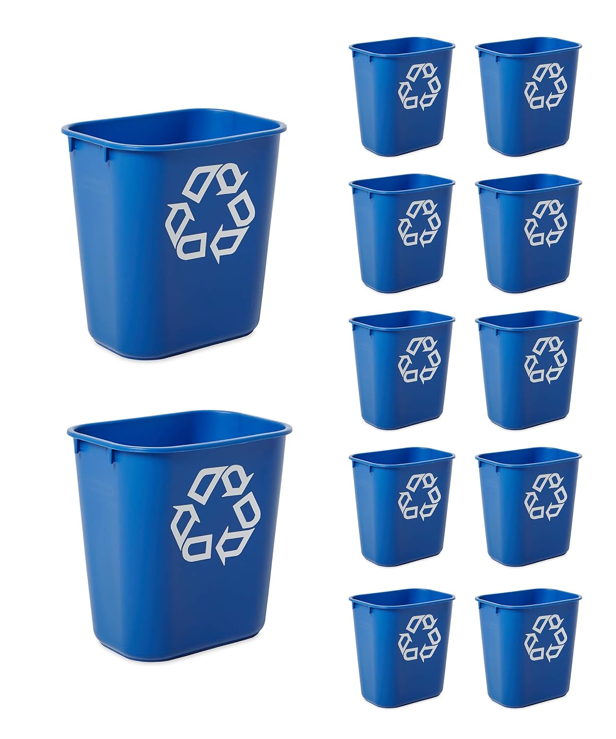 Rubbermaid Commercial Products – Basurero de escritorio de resina plástica