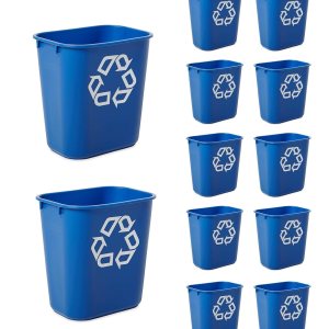 Rubbermaid Commercial Products – Basurero de escritorio de resina plástica Rubbermaid Commercial Products – Basurero de escritorio de resina plástica